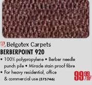 Belgotex Carpets Berberpoint 920-Per Sqm