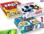 Fact Or Crap, Battle Of The Sexes Or Would You Rather Game-Each