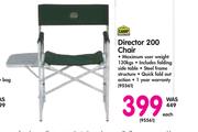 Camp Master Director 200 Chair