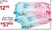 Baby Things Wipes-3 Pack 80x3
