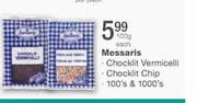 Messaris-100g Chocklit Vermicelli/Chocklit Chip-100's & 1000's