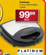 Platinum 2-Sny Toebroodjie Maker-Elk