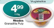 Rhodes Granadilla Pulp-115gm