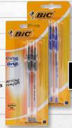 Bic Crystal Grip Bllpoint Pens 2-Pack