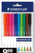 Staedtler Fluorescent Ballpoint pens 10-Pack