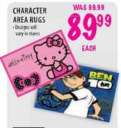 Character Area Rugs-Each