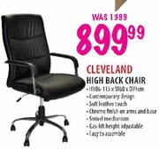 Cleveland High Back Chair H106-115xW60xD74cm