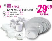 Simple Choice 4 pack Cups and Saucers