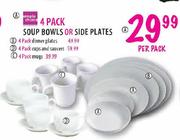 Simple Choice 4 Pack Dinner Plates 