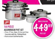 Hart 10 Piece Aluminum Pot Set-Per set