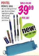 Pentel Pencil Bag-Per Set