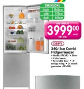 Defy Eco Combi Fridge/Freezer-340 Ltr (DFC395)