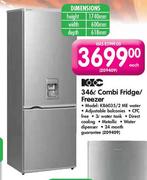 KIC Combi Fridge/Freezer-346 Ltr (KB6035/2 ME)