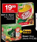 Knorr Cup A Soup Assorted-2x3's/4's