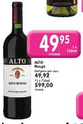 Alto Rouge- 12 x 750ml