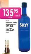  Skyy Imported Vodka- 12 x 750ml 