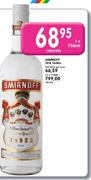 Smirnoff 1818 Vodka- 12 x 750ml 