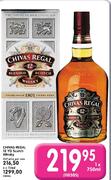 Chivas Regal 12 YO Scotch Whisky- 6 x 750ml 