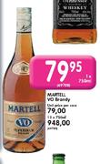Martell VO Brandy- 12 x 750ml 