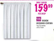 Simple choice Woven Jacquard Curtain-230x218cm