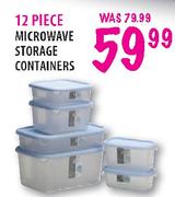 Microwave Storage Containers-12 Piece