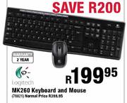 Logitech MK260 Keyboard And Mouse