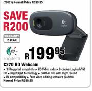 Logitech C270 HD Webcam