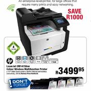 HP Laser Jet CM1415fnw Colour Wireless Multifunction Printer		