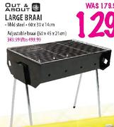 Out & About Adjustable Braai (60 x 45 x 21cm)