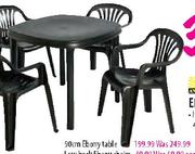 Ebony Table-90cm