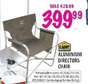 Camp Master Aluminium Directors Chair
