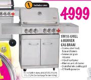 Swiss Grill 6 Burner Gas Braai