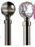 Finishing Touches Dual Jewel Or Crystal Pole Sets-2m