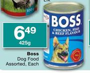 Boss Dog Food Assorted Each-425g