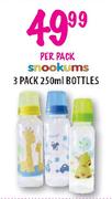 Snookums 3 Pack Bottles-250ml Per Pack