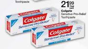 Colgate Sensetive Pro-Relief Toothpaste-75ml Each