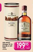 Van Ryn's Vintage 10 Yo Brandy In Gift Tube-1x750ml