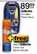 Gillette Pro Glide Power Razor-Each 
