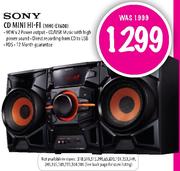 Sony CD Mini Hi-Fi(MHC-EX600)