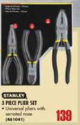 Stanley 3 Piece Plier Set