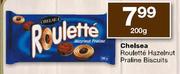 Chelsea Roulette Hazelnut Praline Biscuits-200g