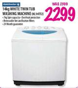 Kelvinator White Twin Tub Washing Machine-14kg
