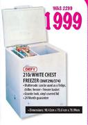 Defy White Chest Freezer-210ltr
