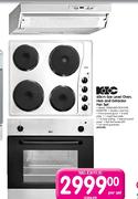 KIC 60cm Eye Level Oven, Hob and Extractor Fan Set