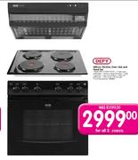 Defy 600mm Slimline, Oven Hob and Hood Set