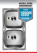 Double Bowl Undermount-870 x 500
