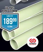 UG PVC Pipe 110MM-6.0m