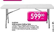 Platone Multi-Purpose Folding Table-1830(l) x 750(w) x 750mm(h) each