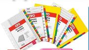 Aro Bright File Dividers-1-31 tabs each