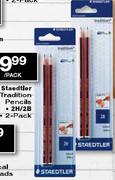 Staedtler Tradition Pencils 2H/2B-2-pack per pack